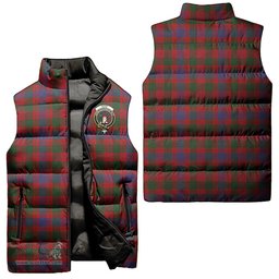 Scottish Ross Clan Tartan Puffer Vest, Family Crest Plaid Sleeveless Down Jacket Scottish Plaid Tartan Plaid - ScotsTee - scotstee.com
