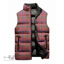 Scottish MacRae Ancient Tartan Tartan Puffer Vest, Tartan Plaid Sleeveless Down Jacket Scottish Plaid Tartan Plaid - ScotsTee - scotstee.com