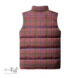Scottish MacRae Ancient Tartan Tartan Puffer Vest, Tartan Plaid Sleeveless Down Jacket Scottish Plaid Tartan Plaid - ScotsTee - scotstee.com