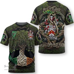 ScotsTee Shop Irish Archer Coat of Arms Irish T Shirt Family Crest Irish Is My Root T Shirt