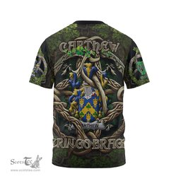 ScotsTee Shop Irish Carthew Coat of Arms Irish T Shirt Family Crest Irish Is My Root T Shirt
