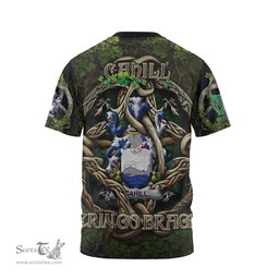 ScotsTee Shop Irish Cahill or O Cahill Coat of Arms Irish T Shirt Family Crest Irish Is My Root T Shirt