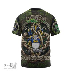 ScotsTee Shop Irish Canton Coat of Arms Irish T Shirt Family Crest Irish Is My Root T Shirt