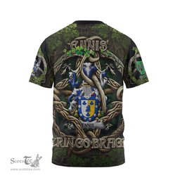 ScotsTee Shop Irish Ennis Coat of Arms Irish T Shirt Family Crest Irish Is My Root T Shirt