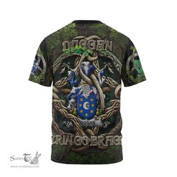 ScotsTee Shop Irish Duggan or O Duggan Coat of Arms Irish T Shirt Family Crest Irish Is My Root T Shirt