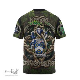 ScotsTee Shop Irish Hodge Coat of Arms Irish T Shirt Family Crest Irish Is My Root T Shirt