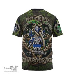 ScotsTee Shop Irish Millerd Coat of Arms Irish T Shirt Family Crest Irish Is My Root T Shirt