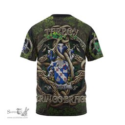 ScotsTee Shop Irish Tarpey Coat of Arms Irish T Shirt Family Crest Irish Is My Root T Shirt