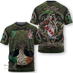 ScotsTee Shop Irish Ring or O Ring Coat of Arms Irish T Shirt Family Crest Irish Is My Root T Shirt