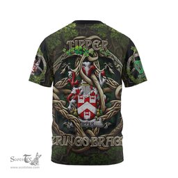 ScotsTee Shop Irish Tipper Coat of Arms Irish T Shirt Family Crest Irish Is My Root T Shirt