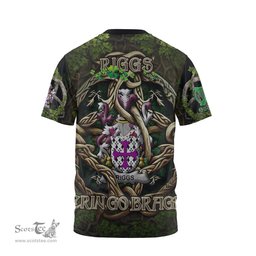 ScotsTee Shop Irish Riggs Coat of Arms Irish T Shirt Family Crest Irish Is My Root T Shirt