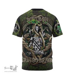 ScotsTee Shop Irish Watson Coat of Arms Irish T Shirt Family Crest Irish Is My Root T Shirt