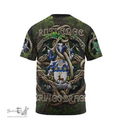 ScotsTee Shop Irish Rutledge Coat of Arms Irish T Shirt Family Crest Irish Is My Root T Shirt