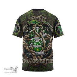 ScotsTee Shop Irish Weld Coat of Arms Irish T Shirt Family Crest Irish Is My Root T Shirt