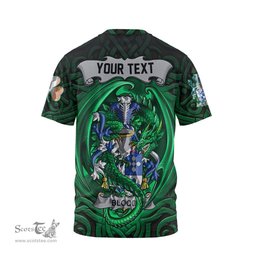 ScotsTee Shop Irish Blood Coat of Arms Irish T Shirt Family Crest Green Dragon Of Ireland T Shirt