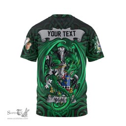 ScotsTee Shop Irish Cosby Lord Sydney Coat of Arms Irish T Shirt Family Crest Green Dragon Of Ireland T Shirt