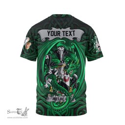 ScotsTee Shop Irish Wethers Coat of Arms Irish T Shirt Family Crest Green Dragon Of Ireland T Shirt