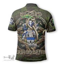 ScotsTee Shop Irish Millerd Coat of Arms Irish Polo Shirt Family Crest Irish Is My Root Polo Shirt