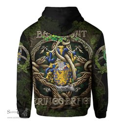 ScotsTee Shop Irish Beaumont Coat of Arms Irish Hoodie Family Crest Irish Is My Root Hoodie