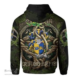 ScotsTee Shop Irish Crofton Coat of Arms Irish Hoodie Family Crest Irish Is My Root Hoodie