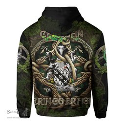 ScotsTee Shop Irish Carolan Coat of Arms Irish Hoodie Family Crest Irish Is My Root Hoodie