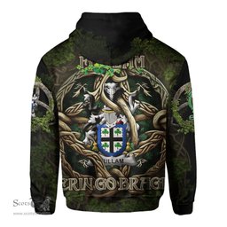 ScotsTee Shop Irish Fullam Coat of Arms Irish Hoodie Family Crest Irish Is My Root Hoodie