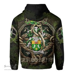ScotsTee Shop Irish Dunphy Middle Temple Burke s Coat of Arms Irish Hoodie Family Crest Irish Is My Root Hoodie