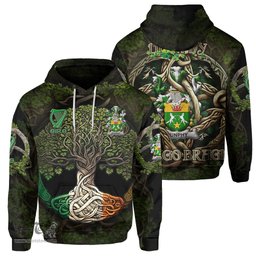 ScotsTee Shop Irish Dunphy Middle Temple Burke s Coat of Arms Irish Hoodie Family Crest Irish Is My Root Hoodie