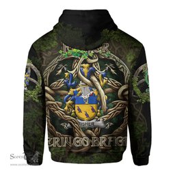 ScotsTee Shop Irish Fisher Coat of Arms Irish Hoodie Family Crest Irish Is My Root Hoodie