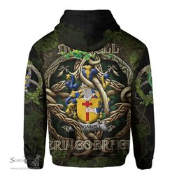 ScotsTee Shop Irish Donnell or O Donnell Coat of Arms Irish Hoodie Family Crest Irish Is My Root Hoodie