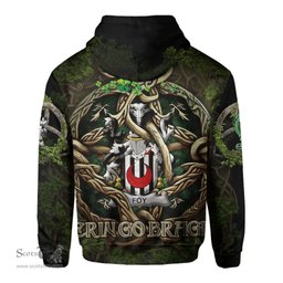 ScotsTee Shop Irish Foy or O Fie Coat of Arms Irish Hoodie Family Crest Irish Is My Root Hoodie