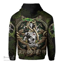 ScotsTee Shop Irish Finglas Coat of Arms Irish Hoodie Family Crest Irish Is My Root Hoodie