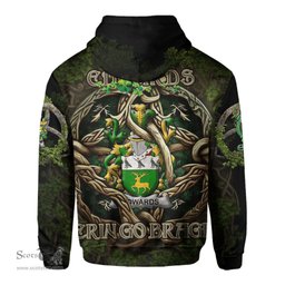 ScotsTee Shop Irish Edwards Coat of Arms Irish Hoodie Family Crest Irish Is My Root Hoodie
