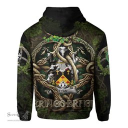 ScotsTee Shop Irish Fyan or Faghan Coat of Arms Irish Hoodie Family Crest Irish Is My Root Hoodie