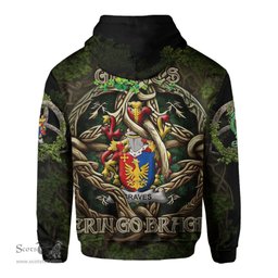 ScotsTee Shop Irish Graves or Greaves Coat of Arms Irish Hoodie Family Crest Irish Is My Root Hoodie
