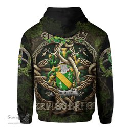 ScotsTee Shop Irish Grumley Coat of Arms Irish Hoodie Family Crest Irish Is My Root Hoodie