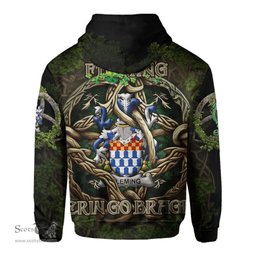 ScotsTee Shop Irish Fleming Coat of Arms Irish Hoodie Family Crest Irish Is My Root Hoodie