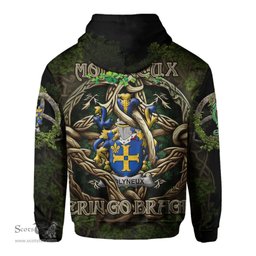 ScotsTee Shop Irish Molyneux Coat of Arms Irish Hoodie Family Crest Irish Is My Root Hoodie