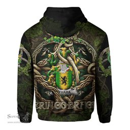 ScotsTee Shop Irish Hara or O Hara Coat of Arms Irish Hoodie Family Crest Irish Is My Root Hoodie