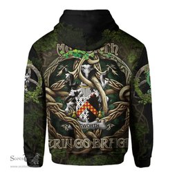 ScotsTee Shop Irish McWorth or MacWorth Coat of Arms Irish Hoodie Family Crest Irish Is My Root Hoodie