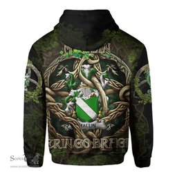ScotsTee Shop Irish Mallin or O Mallan Coat of Arms Irish Hoodie Family Crest Irish Is My Root Hoodie