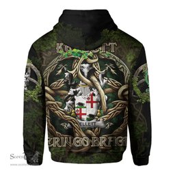 ScotsTee Shop Irish Kellett Coat of Arms Irish Hoodie Family Crest Irish Is My Root Hoodie