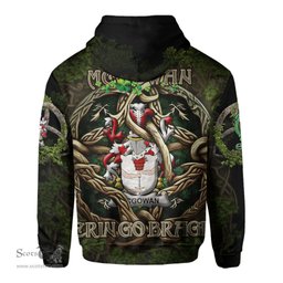 ScotsTee Shop Irish McGowan or McGouan Coat of Arms Irish Hoodie Family Crest Irish Is My Root Hoodie