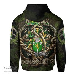 ScotsTee Shop Irish Melody or O Moledy Coat of Arms Irish Hoodie Family Crest Irish Is My Root Hoodie
