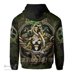ScotsTee Shop Irish Lyndon or Gindon Coat of Arms Irish Hoodie Family Crest Irish Is My Root Hoodie