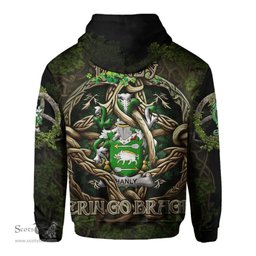 ScotsTee Shop Irish Hanly or O Hanley Coat of Arms Irish Hoodie Family Crest Irish Is My Root Hoodie