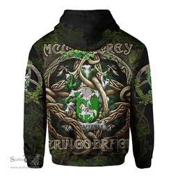 ScotsTee Shop Irish McCafferey or McCaffrey Coat of Arms Irish Hoodie Family Crest Irish Is My Root Hoodie