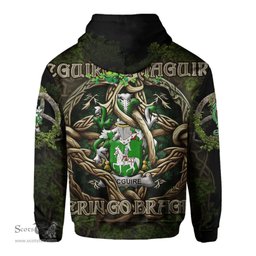ScotsTee Shop Irish McGuire and Maguire Coat of Arms Irish Hoodie Family Crest Irish Is My Root Hoodie