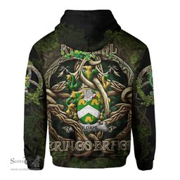 ScotsTee Shop Irish Kildahl Coat of Arms Irish Hoodie Family Crest Irish Is My Root Hoodie