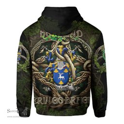 ScotsTee Shop Irish Holland Coat of Arms Irish Hoodie Family Crest Irish Is My Root Hoodie